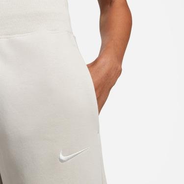  Nike Sportswear Phoenix Fleece High Rise Kadın Krem Rengi Eşofman Altı