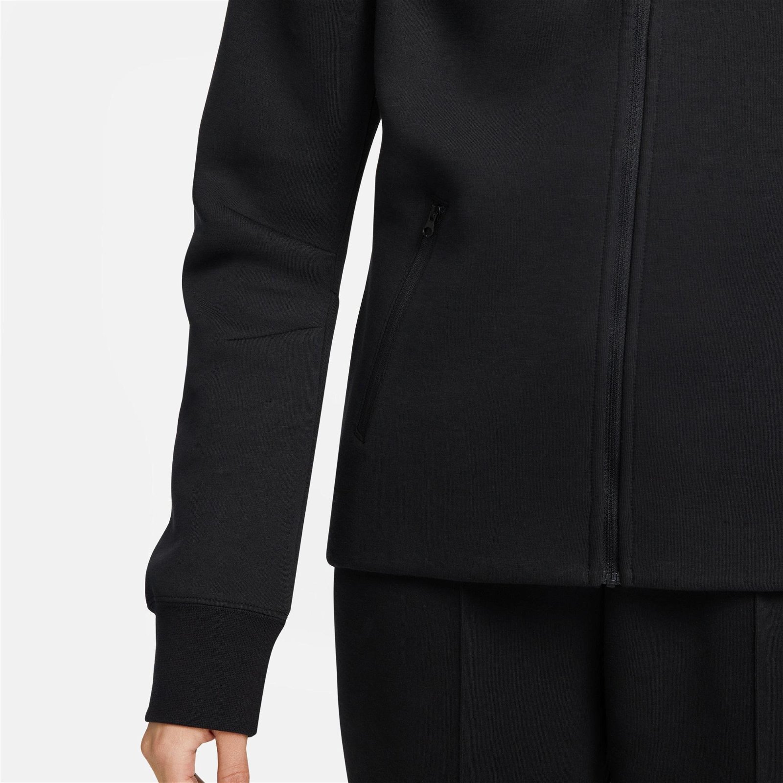 Nike Sportswear Tech Fleece Windrunner Full Zip Kadın Siyah Sweatshirt