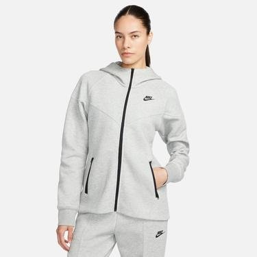  Nike Sportswear Tech Fleece Windrunner Full Zip Kadın Gri Sweatshirt