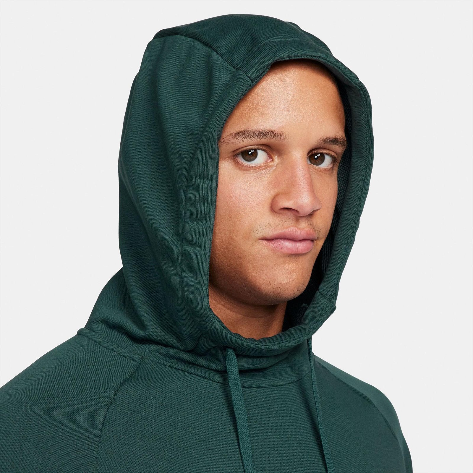 Nike Dri-FIT Hooded Fitness Pullover Erkek Yeşil Sweatshirt