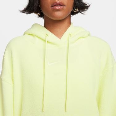  Nike Sportswear Plush Hoodie Kadın Yeşil Sweatshirt