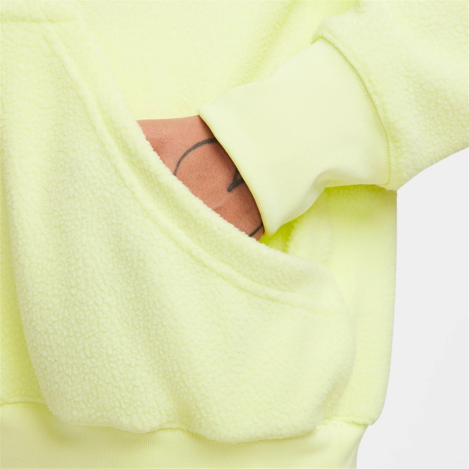 Nike Sportswear Plush Hoodie Kadın Yeşil Sweatshirt