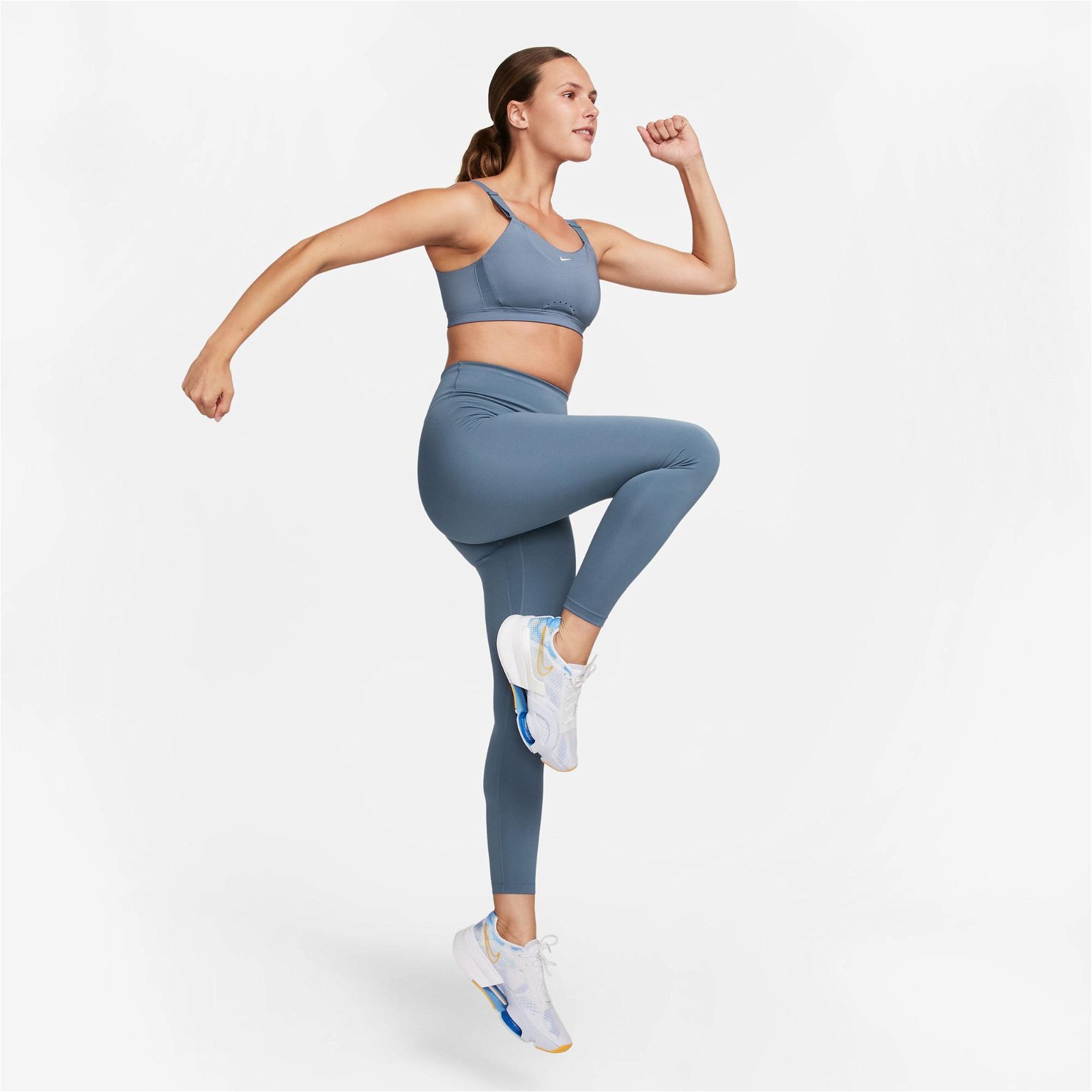 Nike Dri-FIT Alpha Kadın Mavi Bra