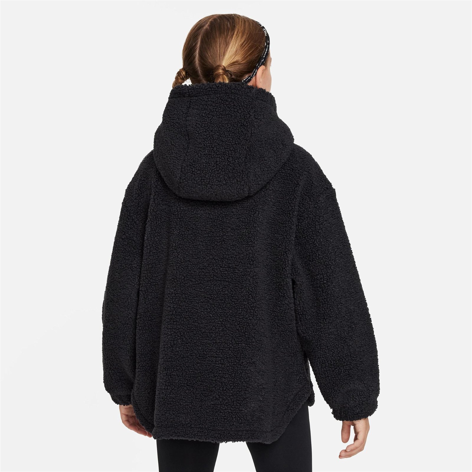 Nike Tech-Fleece Sherpa Çocuk Siyah Sweatshirt