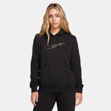  Nike Sportswear Club Fleece Premium Essential Kadın Siyah Sweatshirt
