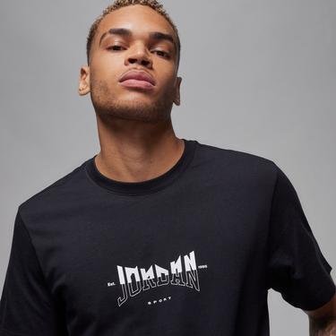  Jordan Sport Crew Erkek Siyah T-Shirt