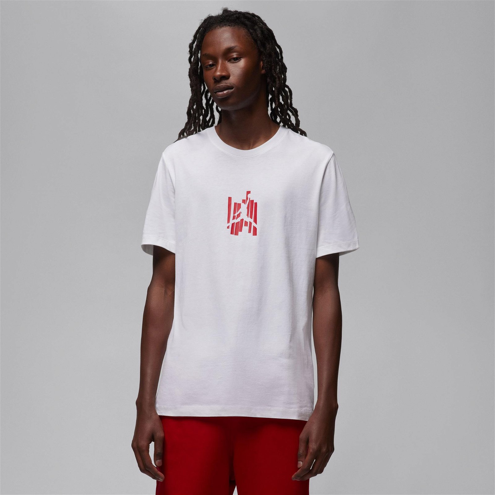 Jordan Brand Crew Erkek Beyaz T-Shirt
