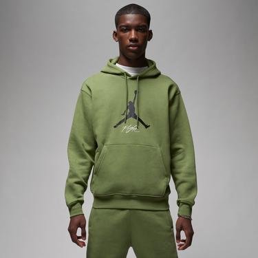  Jordan Essentials Baseline Hoodie Erkek Yeşil Sweatshirt
