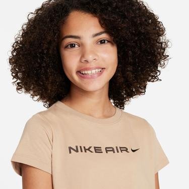  Nike Air Crop Çocuk Bej T-Shirt