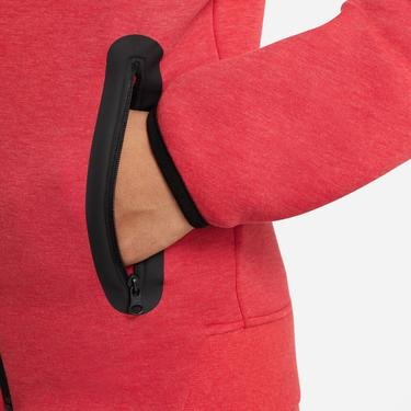  Nike Sportswear Tech Fleece Full Zip Çocuk Kırmızı Sweatshirt