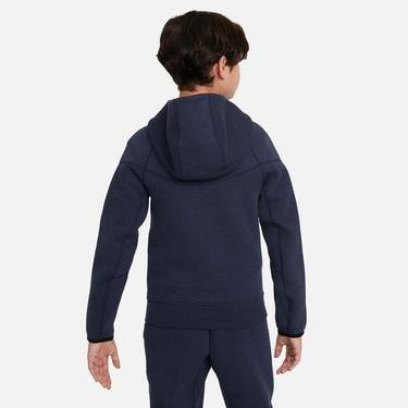  Nike Sportswear Tech Fleece Full Zip Çocuk Mavi Sweatshirt