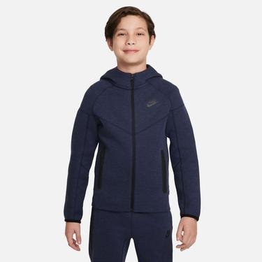  Nike Sportswear Tech Fleece Full Zip Çocuk Mavi Sweatshirt