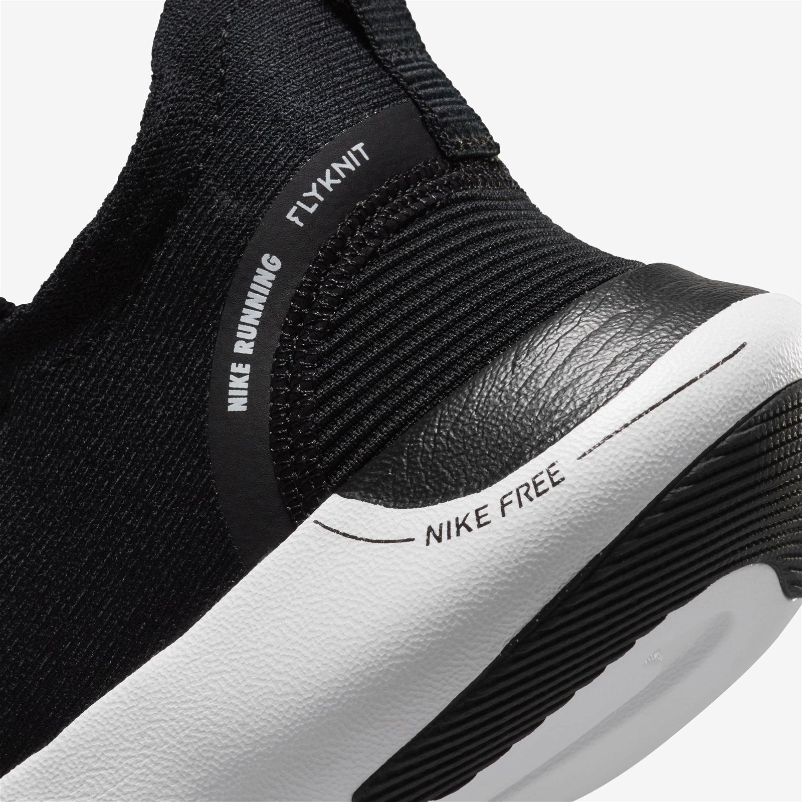 Nike Free Run FlyKnit Next Nature Erkek Siyah Spor Ayakkabı