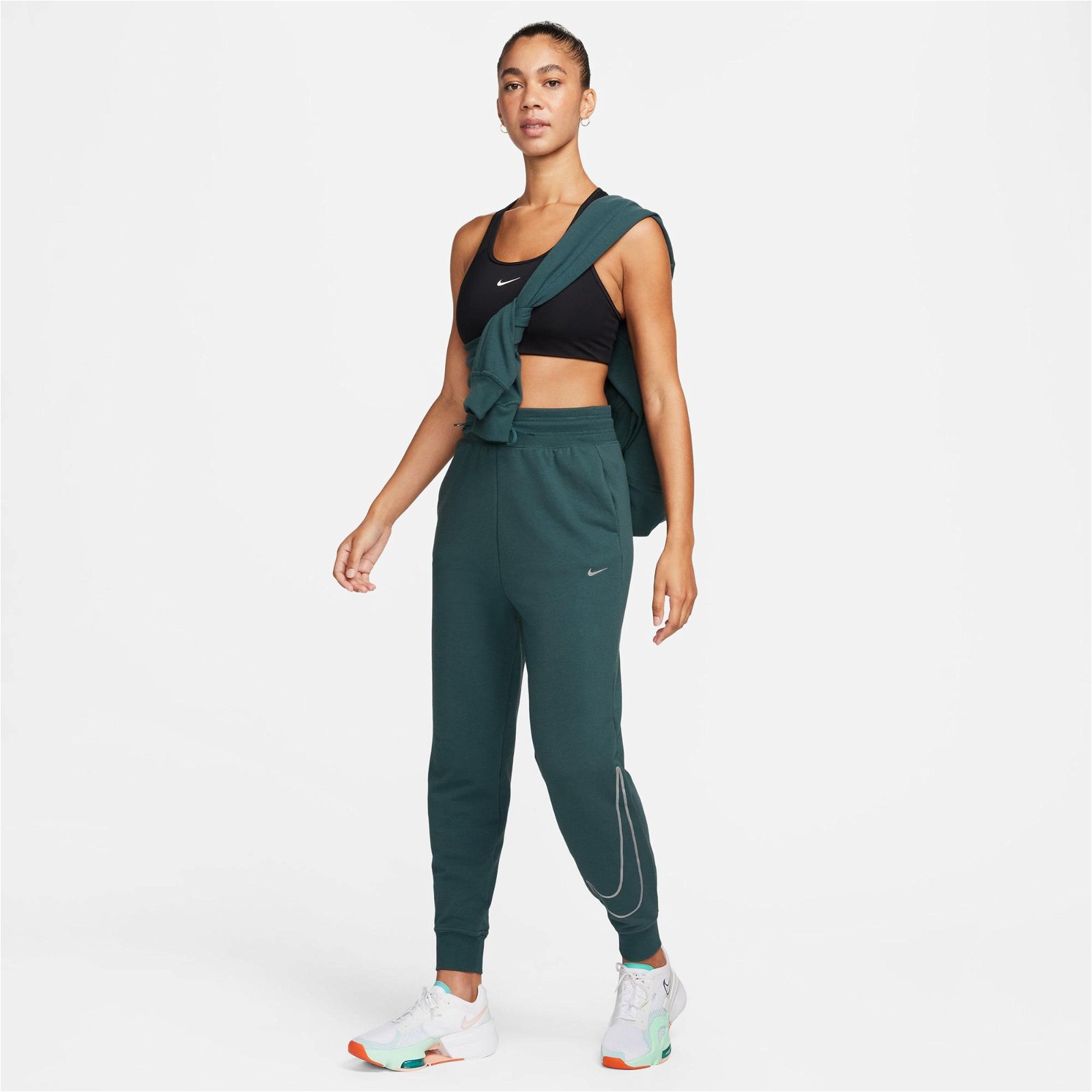 Nike Dri-FIT One Kadın Yeşil Eşofman Altı