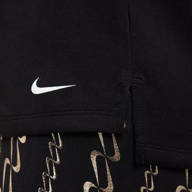  Nike Therma-FIT One Half Zip Kadın Siyah Uzun Kollu T-Shirt