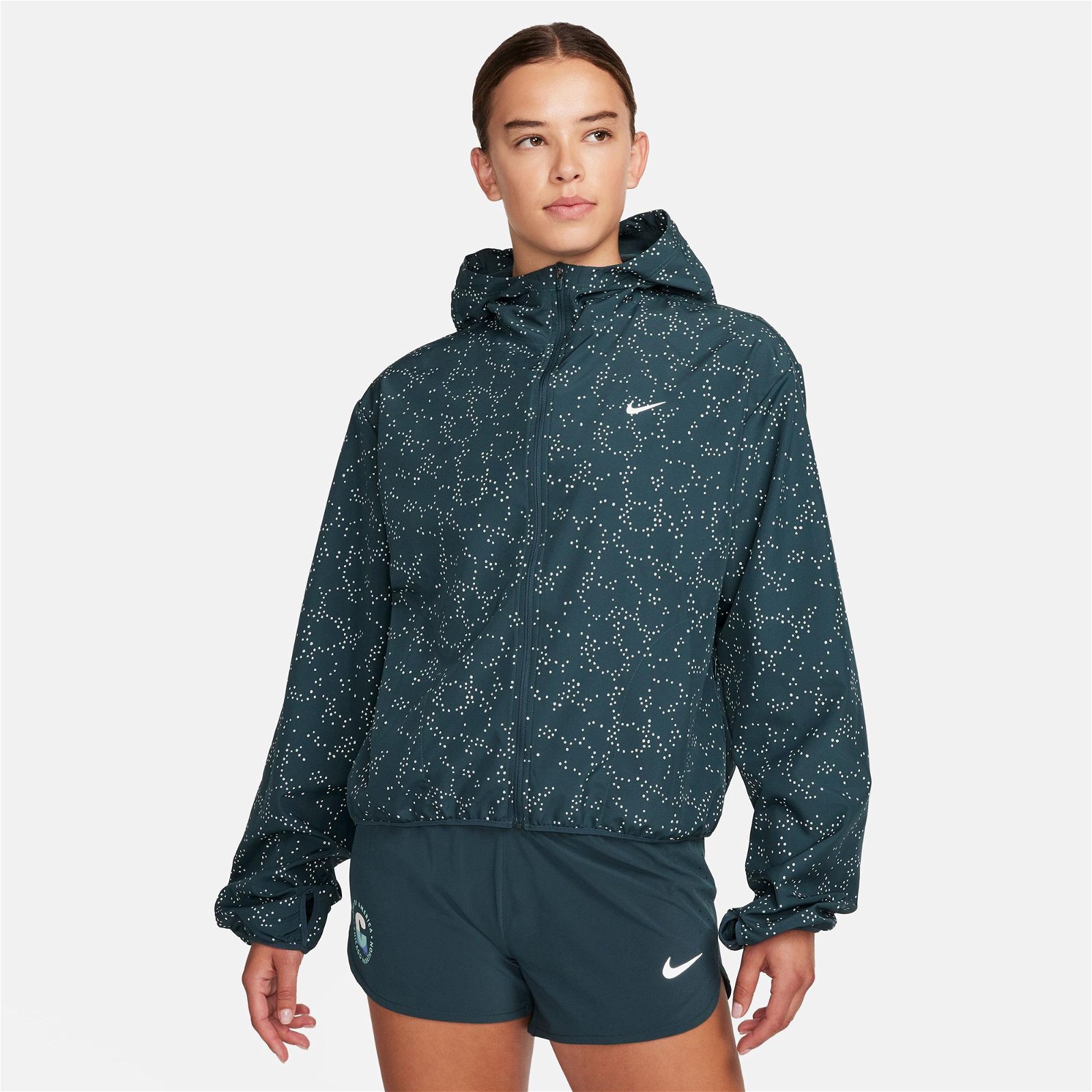 Nike Dri-FIT Running Kadın Yeşil Ceket
