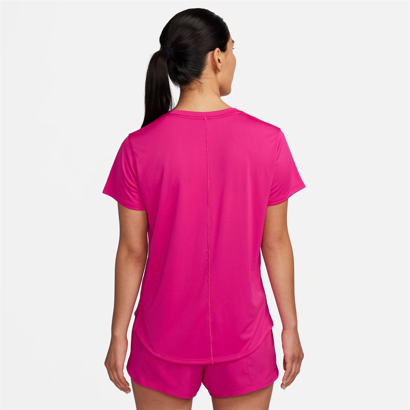 Nike Dri-FIT Swoosh Kadın Pembe T-Shirt