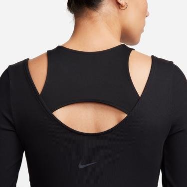  Nike Yoga Dri-FIT Luxe Kadın Siyah Uzun Kollu T-Shirt