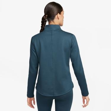  Nike Therma-FIT One Half Zip Kadın Yeşil Uzun Kollu T-Shirt