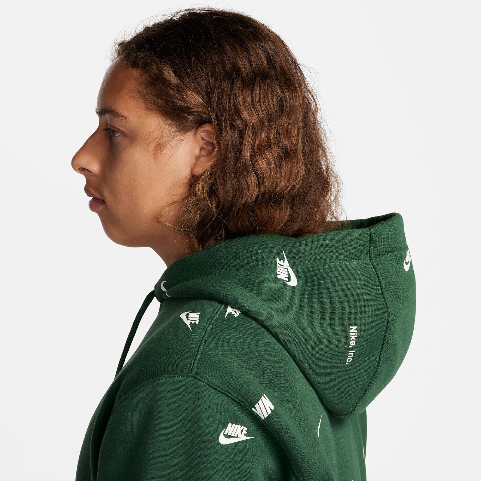 Nike Club Fleece+ Hoodie Erkek Yeşil Sweatshirt