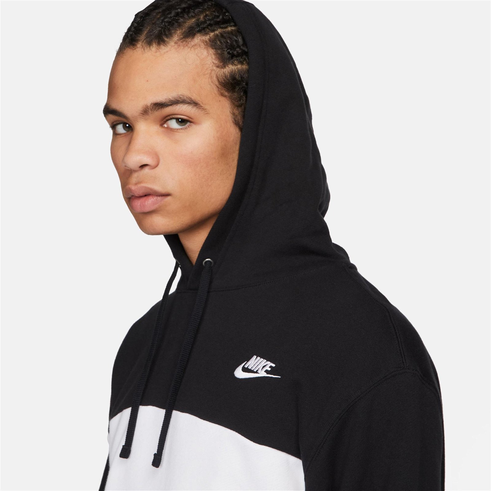 Nike Club Fleece+ Hoodie  Erkek Siyah Sweatshirt