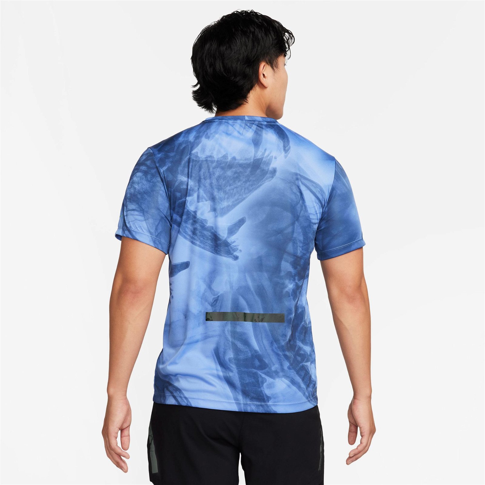 Nike Dri-FIT Run Division Rise 365 Erkek Mavi T-Shirt