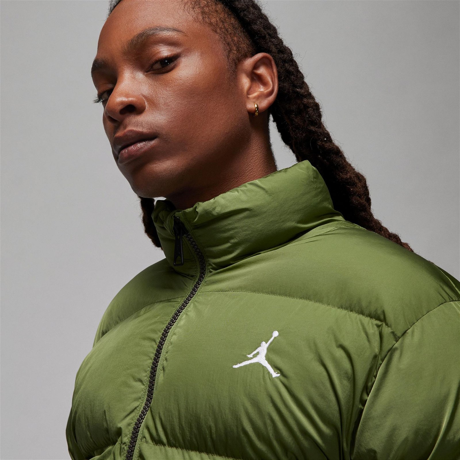 Jordan Essentials Erkek Yeşil Ceket