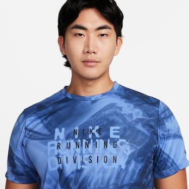  Nike Dri-FIT Run Division Rise 365 Erkek Mavi T-Shirt