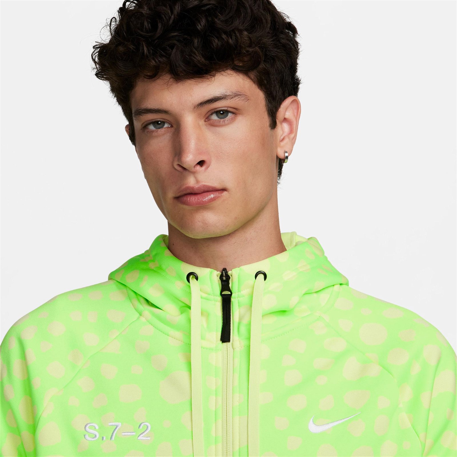 Nike Therma-FIT Studio '72 Full Zip Erkek Yeşil Sweatshirt