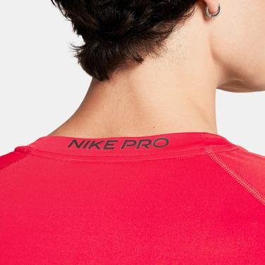  Nike Pro Dri-FIT Erkek Kırmızı Uzun Kollu T-Shirt