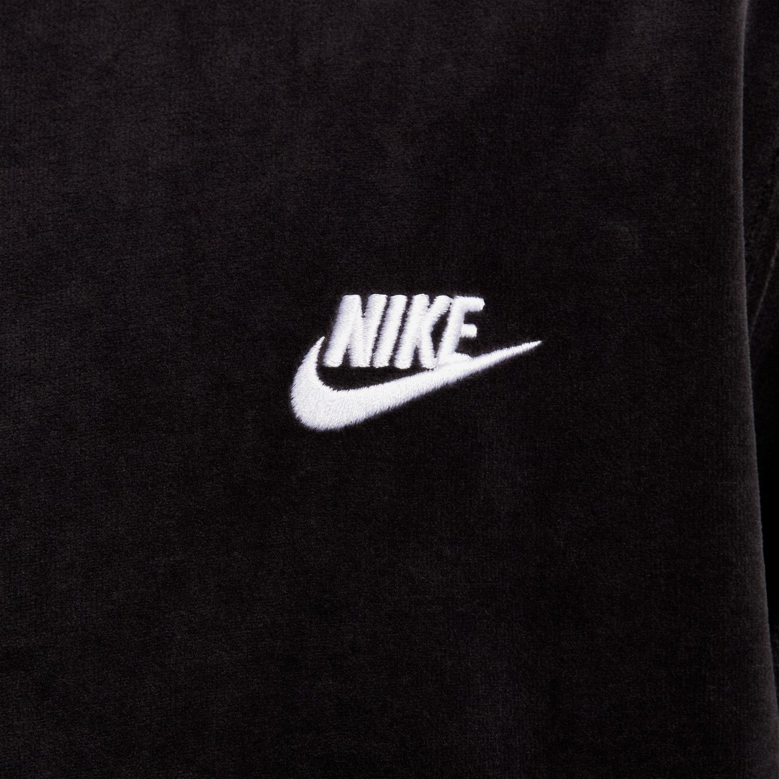 Nike Sportswear Club Velour Erkek Siyah Ceket