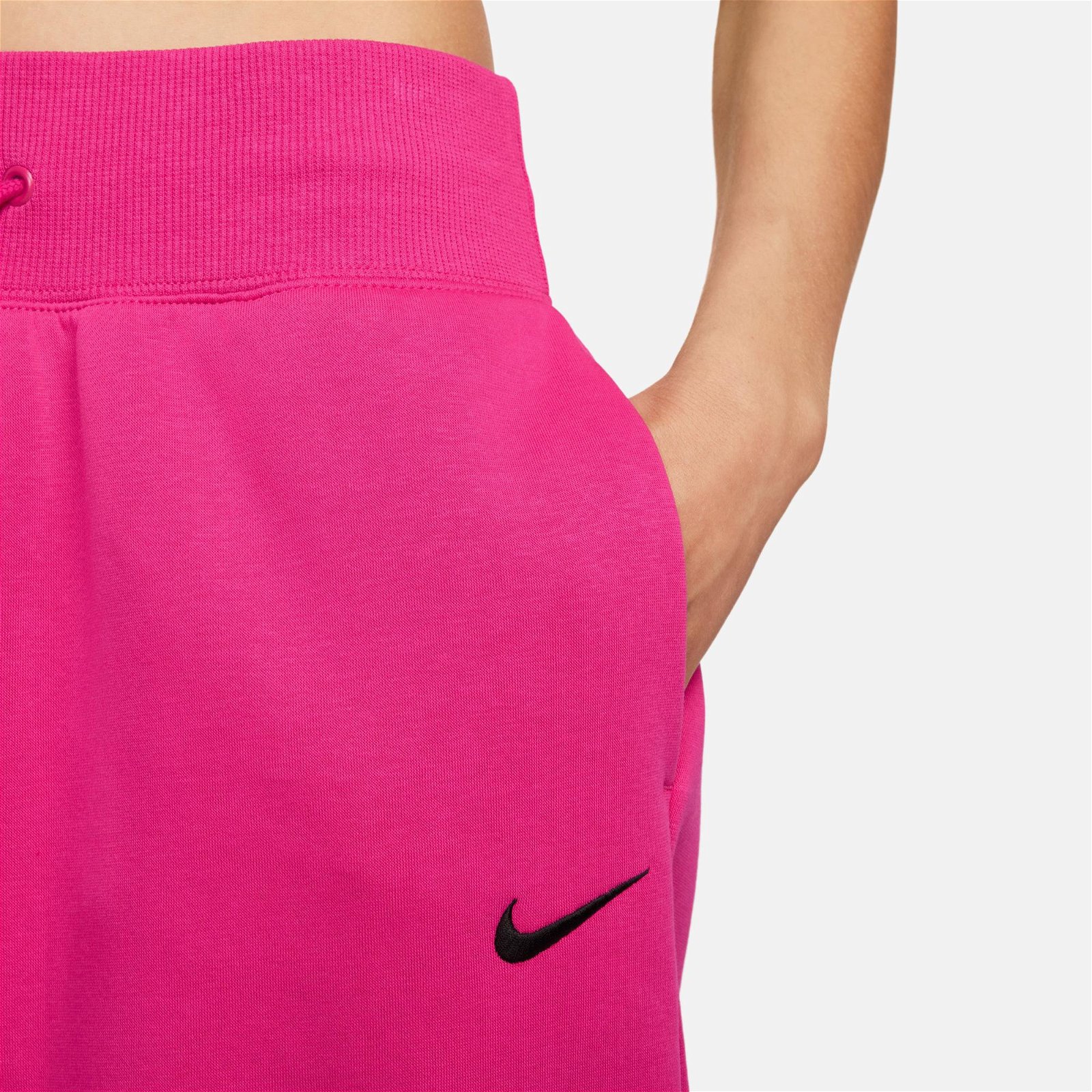 Nike Sportswear Phoenix Fleece High Rise Kadın Pembe Eşofman Altı