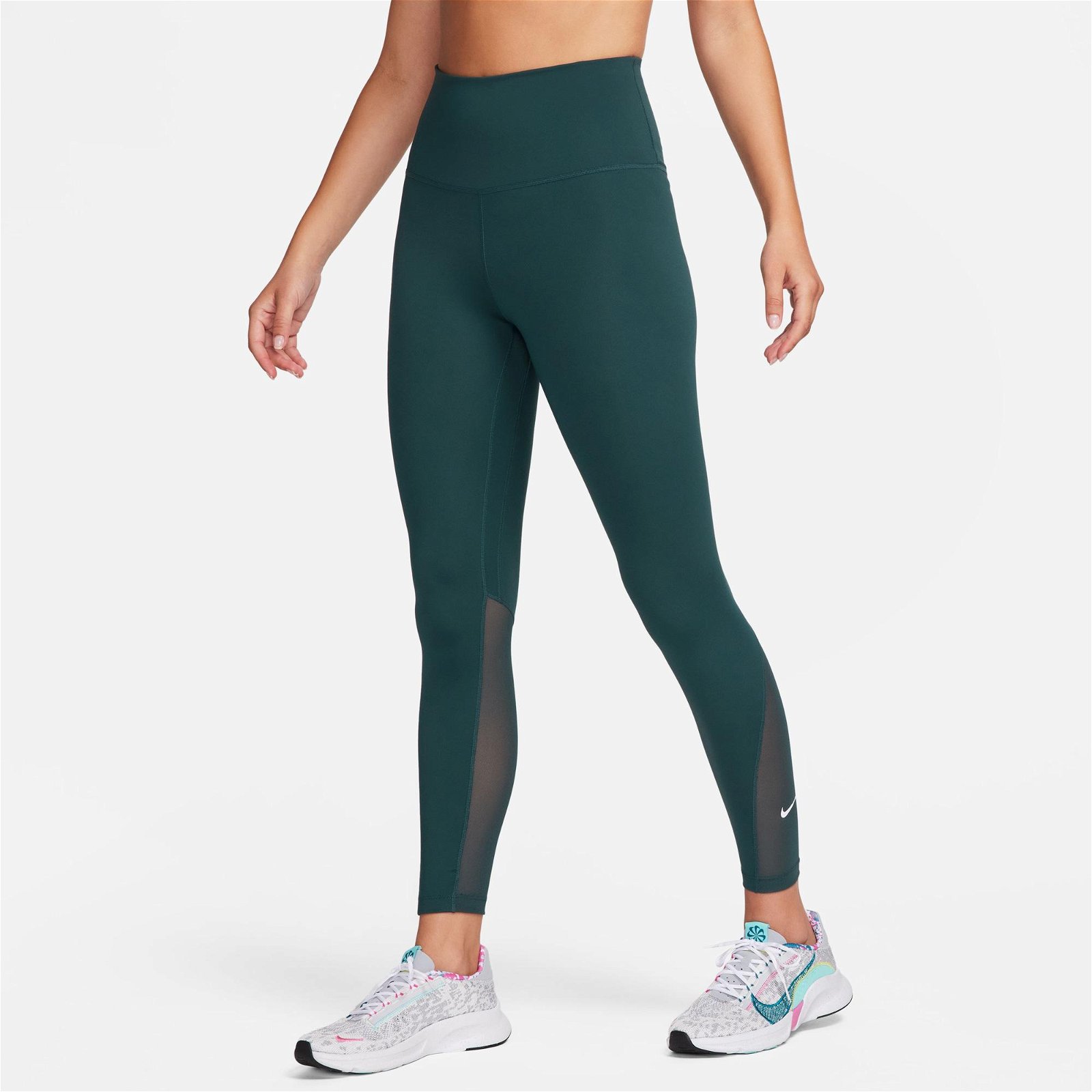Nike One Dri-FIT High Rise 7/8 Kadın Yeşil Tayt