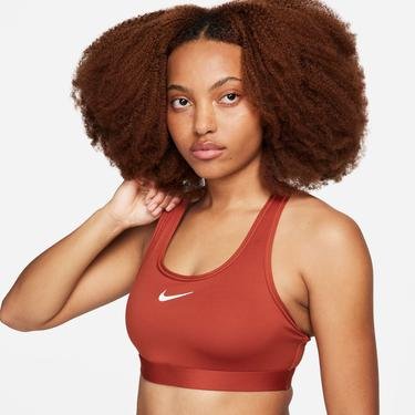  Nike Swoosh Medium Support Kadın Turuncu Bra
