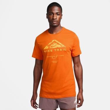  Nike Dri-FIT Run Trail Erkek Turuncu T-Shirt