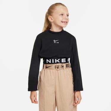  Nike Air Older Çocuk Siyah Uzun Kollu T-Shirt