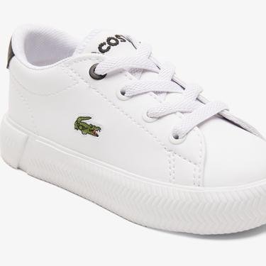 Lacoste Gripshot Çocuk Beyaz Sneaker