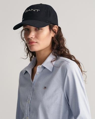  GANT Kadın Mavi Slim Fit Klasik Yaka Logolu Oxford Gömlek