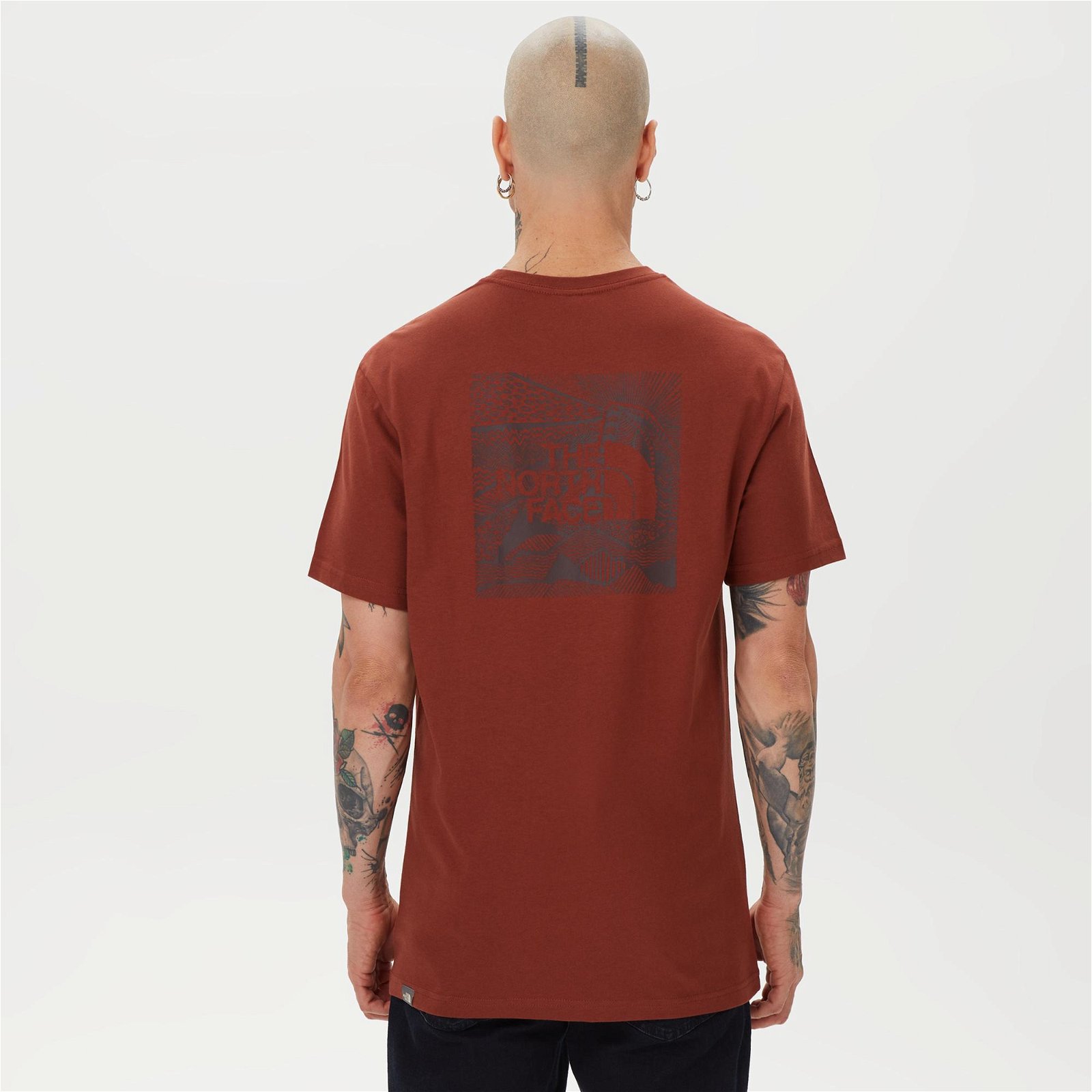 The North Face Kısa Kollu Redbox Celebration Erkek Kahverengi T-Shirt