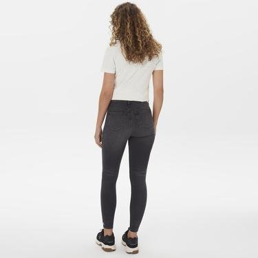  Calvin Klein Jeans High Rise Super Skinny Ankle Kadın Antrasit Jean