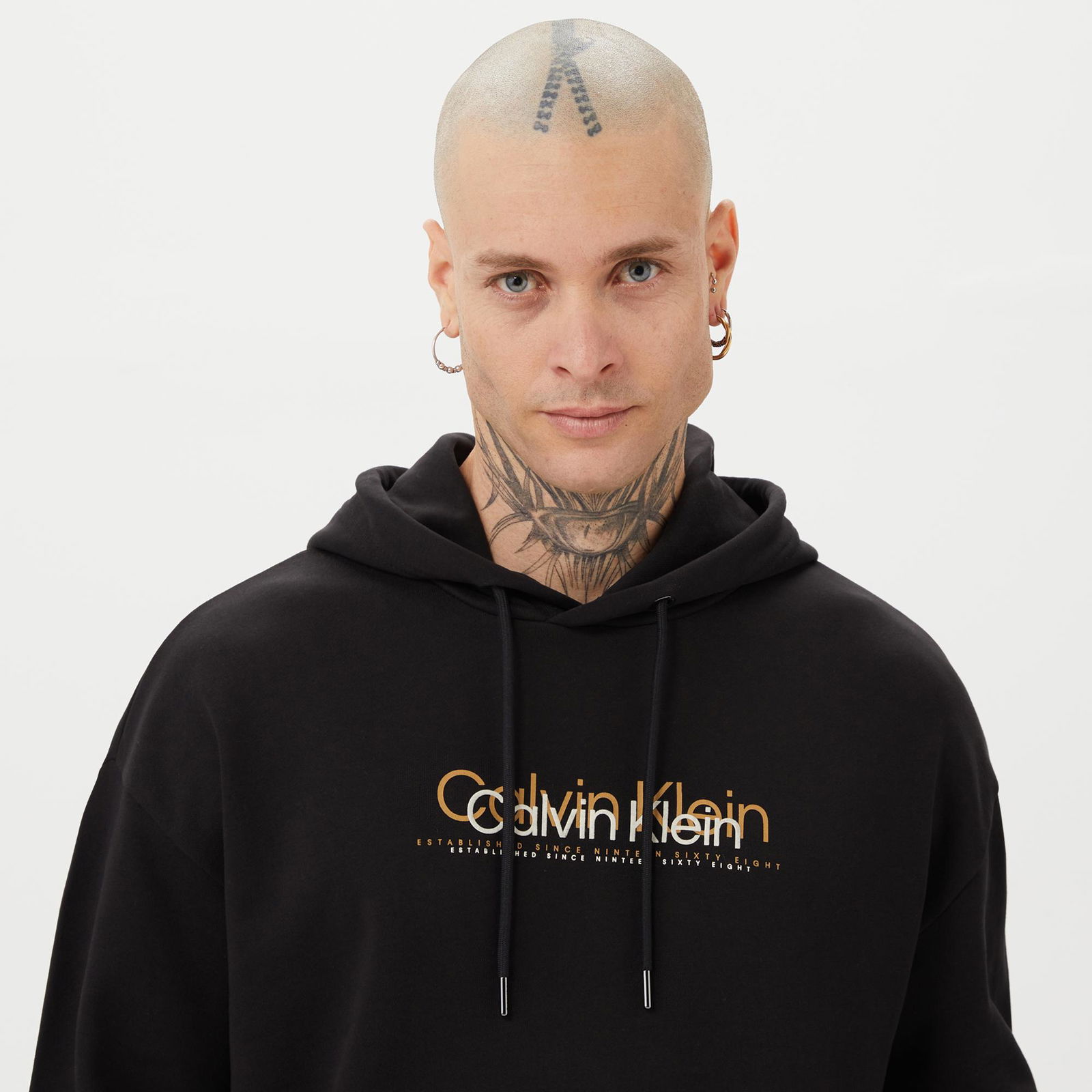 Calvin Klein Erkek Siyah Sweatshirt