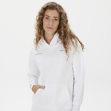  Calvin Klein Jeans Back Hyper Real Landscape Kadın Beyaz Sweatshirt