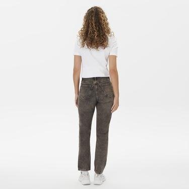  Calvin Klein Jeans Authentic Slim Straight Kadın Kahverengi Jean