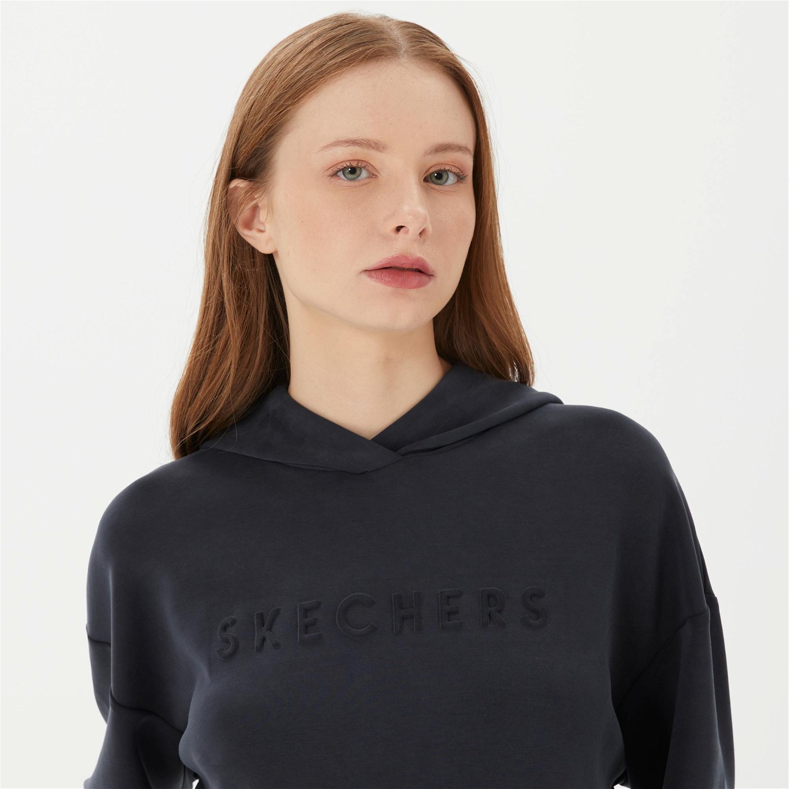 Skechers Soft Touch Kadın Siyah Sweatshirt