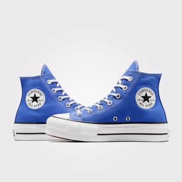  Converse Chuck Taylor All Star Lift Kadın Mavi/Turuncu Sneaker