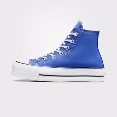  Converse Chuck Taylor All Star Lift Kadın Mavi/Turuncu Sneaker
