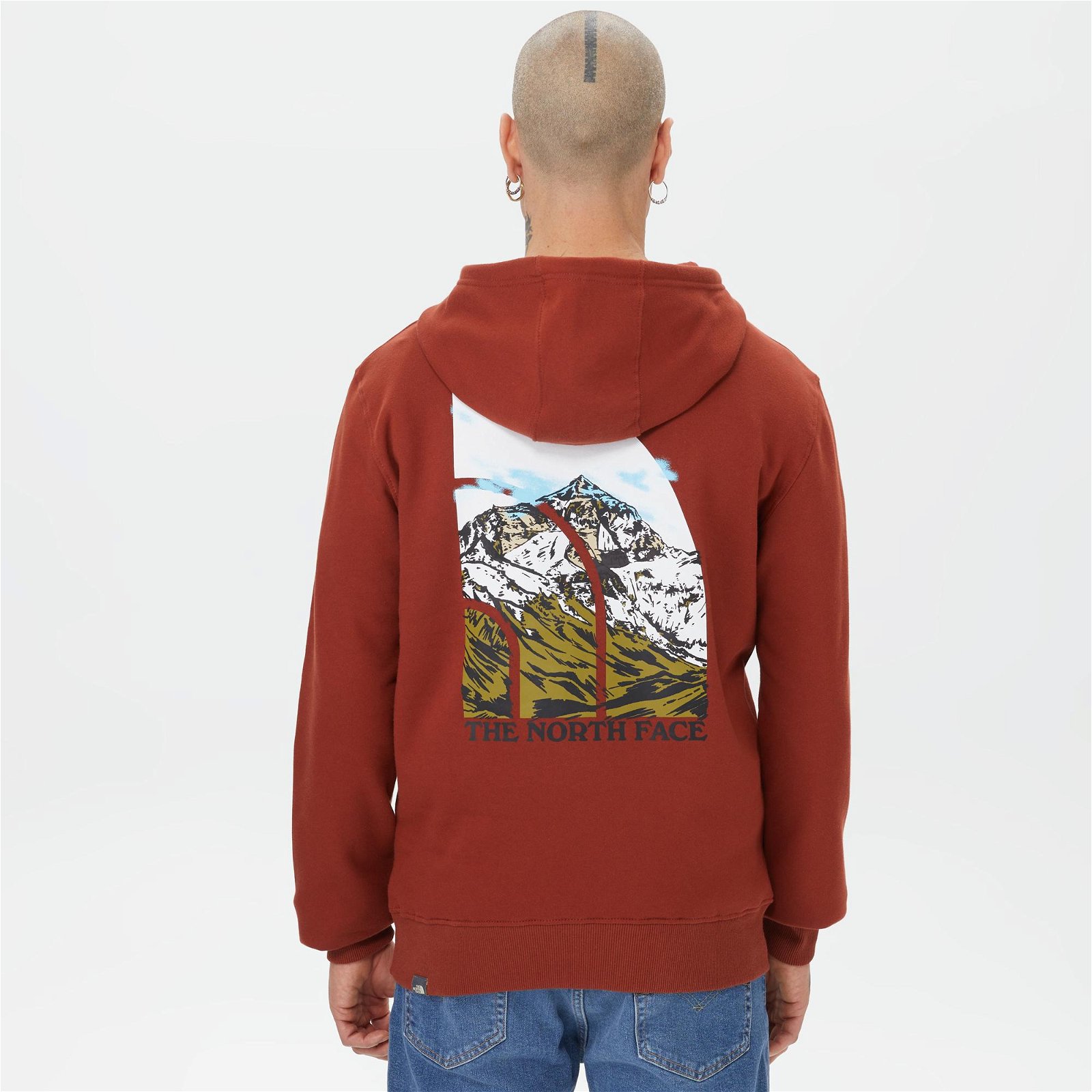 The North Face Seasonal Graphic Erkek Kahverengi Sweatshirt