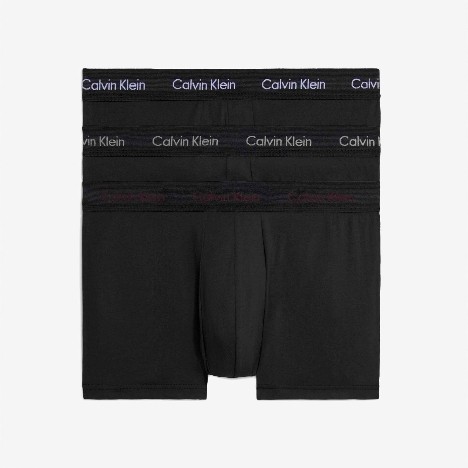 Calvin Klein 3'lü Love Rise Trunk Erkek Siyah Boxer