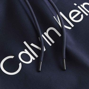  Calvin Klein Hero Logo Comfort Hoodie Erkek Lacivert Sweatshirt
