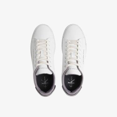  Calvin Klein Jeans Classic Cupsole Spec Sol Erkek Beyaz Sneaker